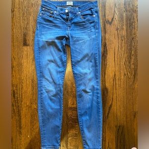 J.Crew jcrew toothpick jeans skinny jeans light wash size 26